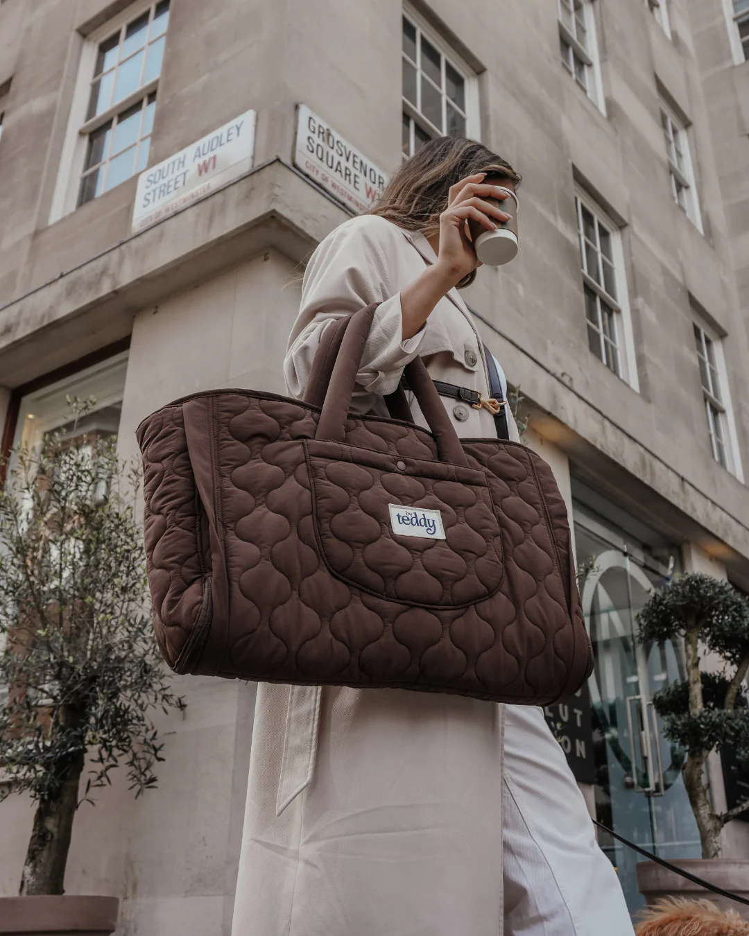 Chocolate | The Quilted Settle Mat Tote - Image 8