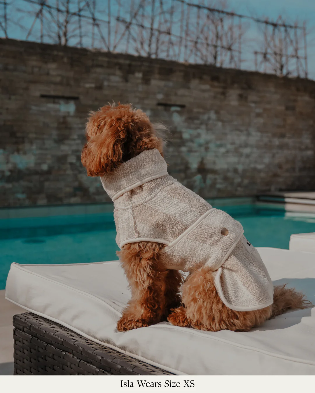 Hazelnut Stripe | The Cosy Cloak Drying Robe - Image 12