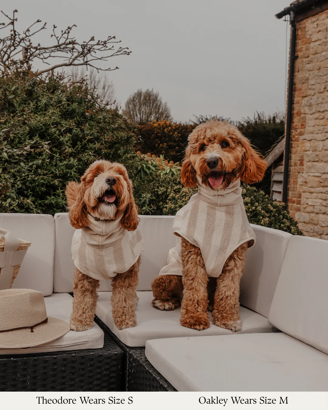 Hazelnut Stripe | The Cosy Cloak Drying Robe - Image 7