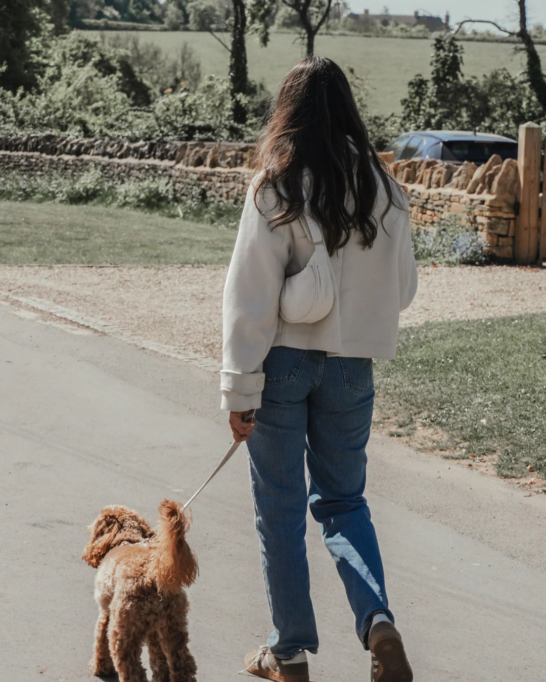 Marshmallow | Bouclé Walking Bag - Image 4