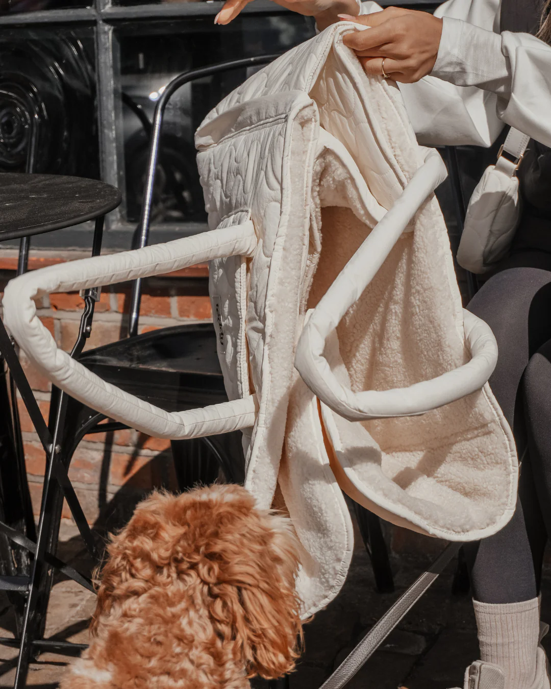 Marshmallow | The Quilted Settle Mat Tote - Image 4