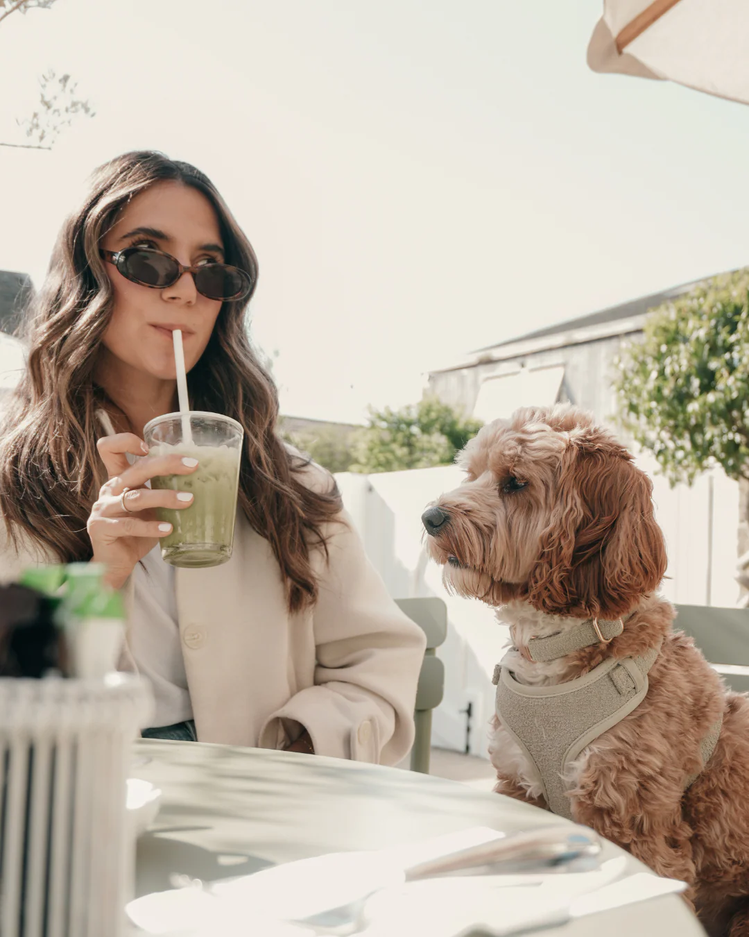 Matcha┃Bouclé Adjustable Harness - Image 15