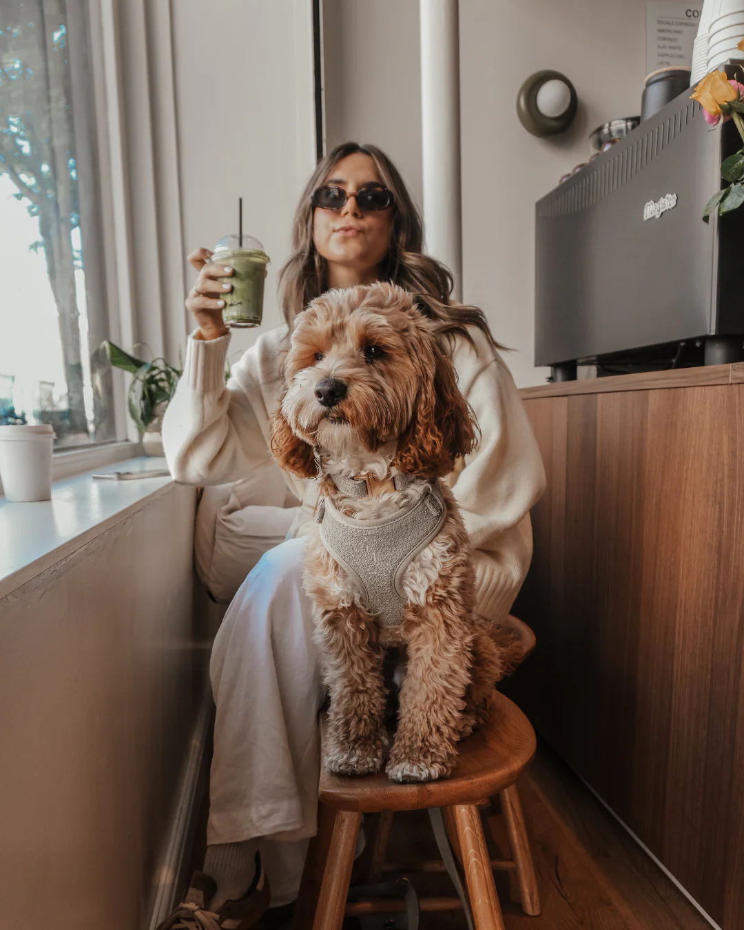 Matcha┃Bouclé Adjustable Harness - Image 9