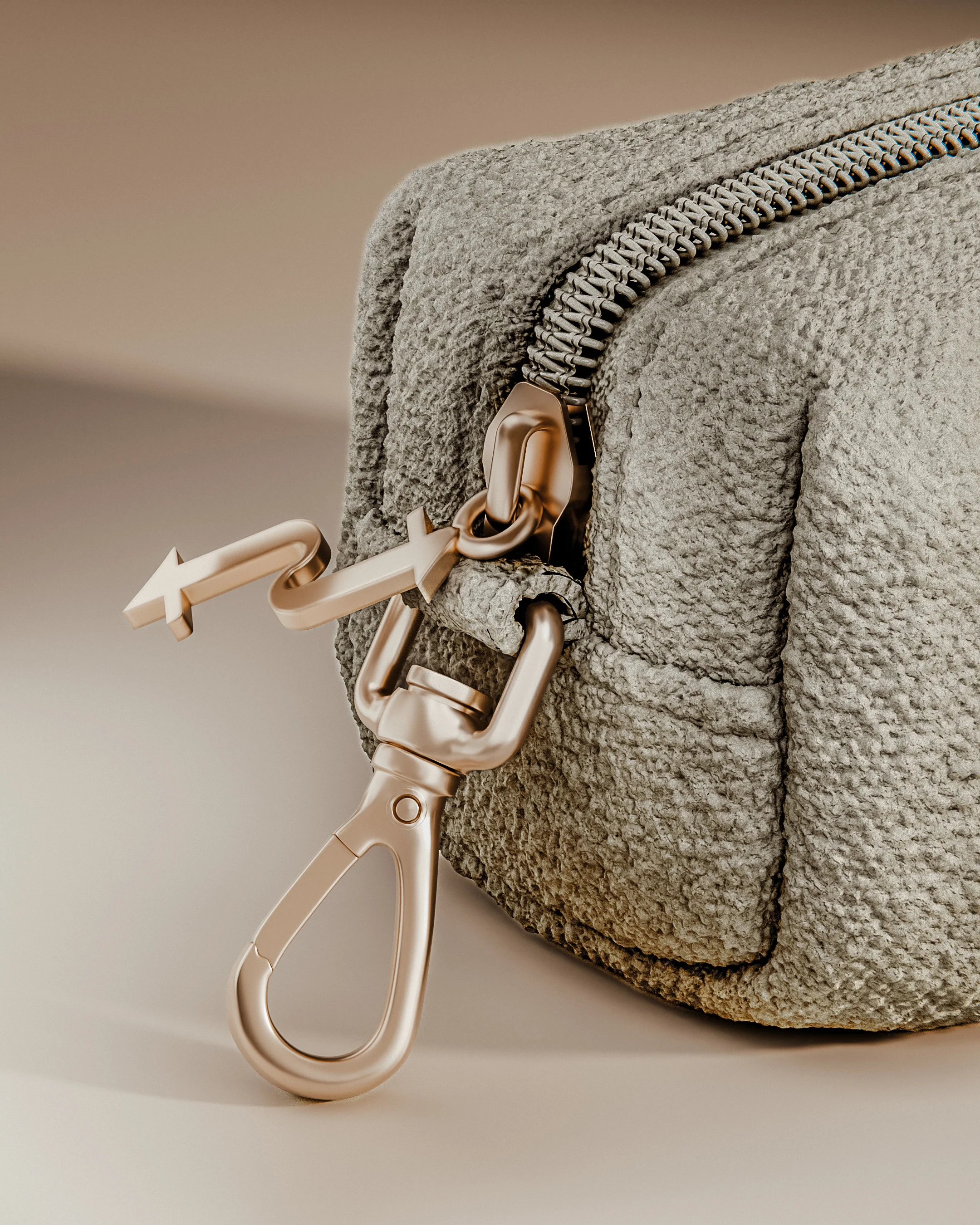 Matcha┃Boucle Poop Bag Holder - Image 4