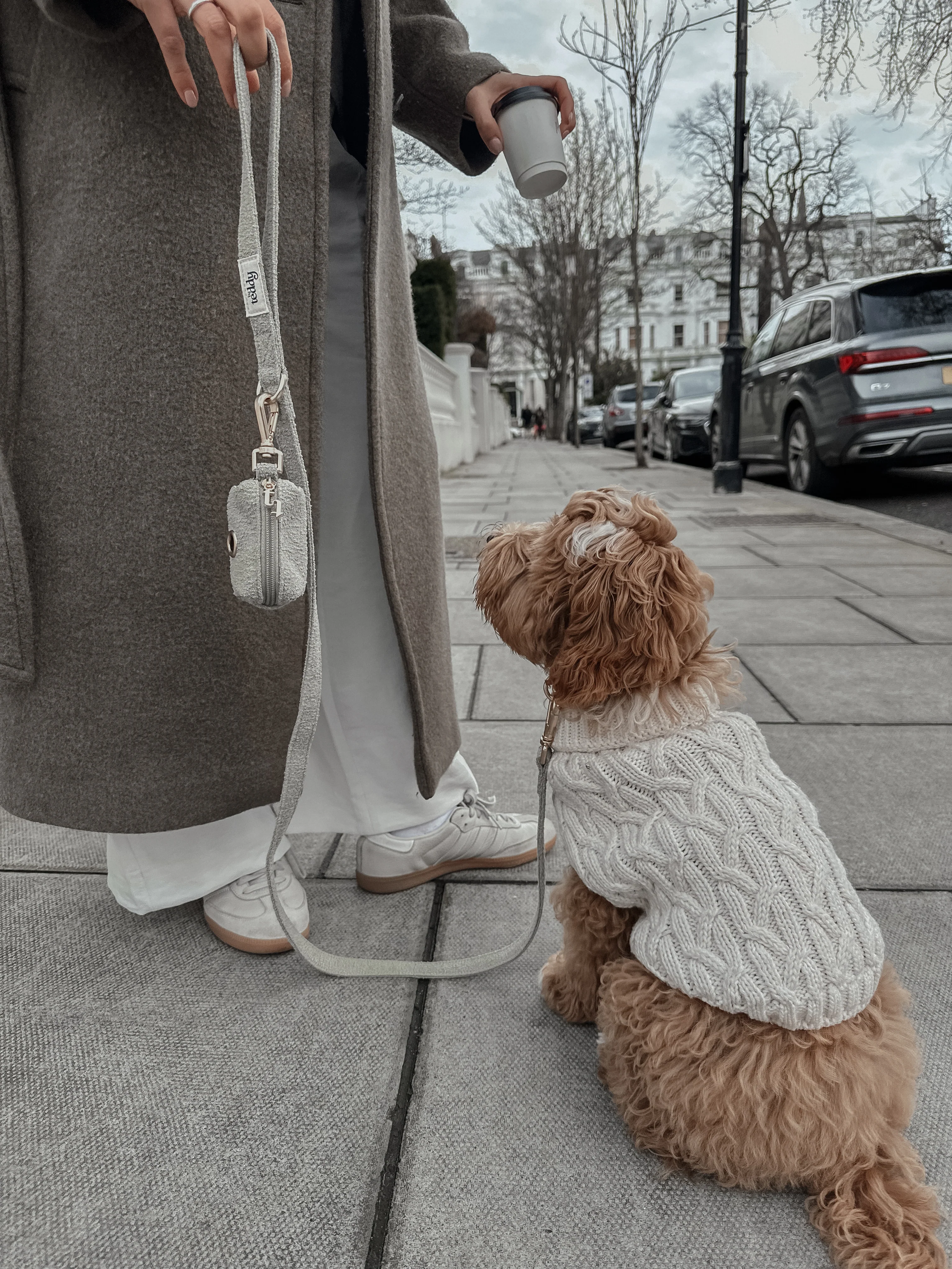 Matcha┃Boucle Poop Bag Holder - Image 5