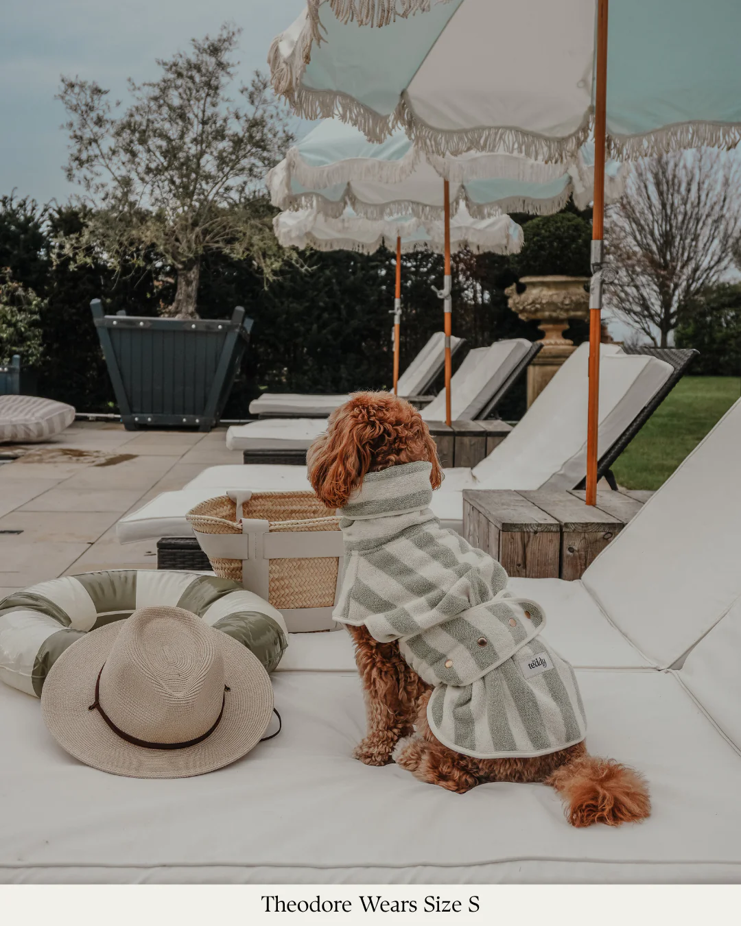 Matcha Stripe | The Cosy Cloak Drying Robe - Image 11