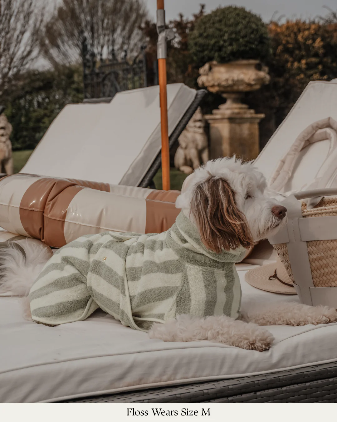 Matcha Stripe | The Cosy Cloak Drying Robe - Image 7