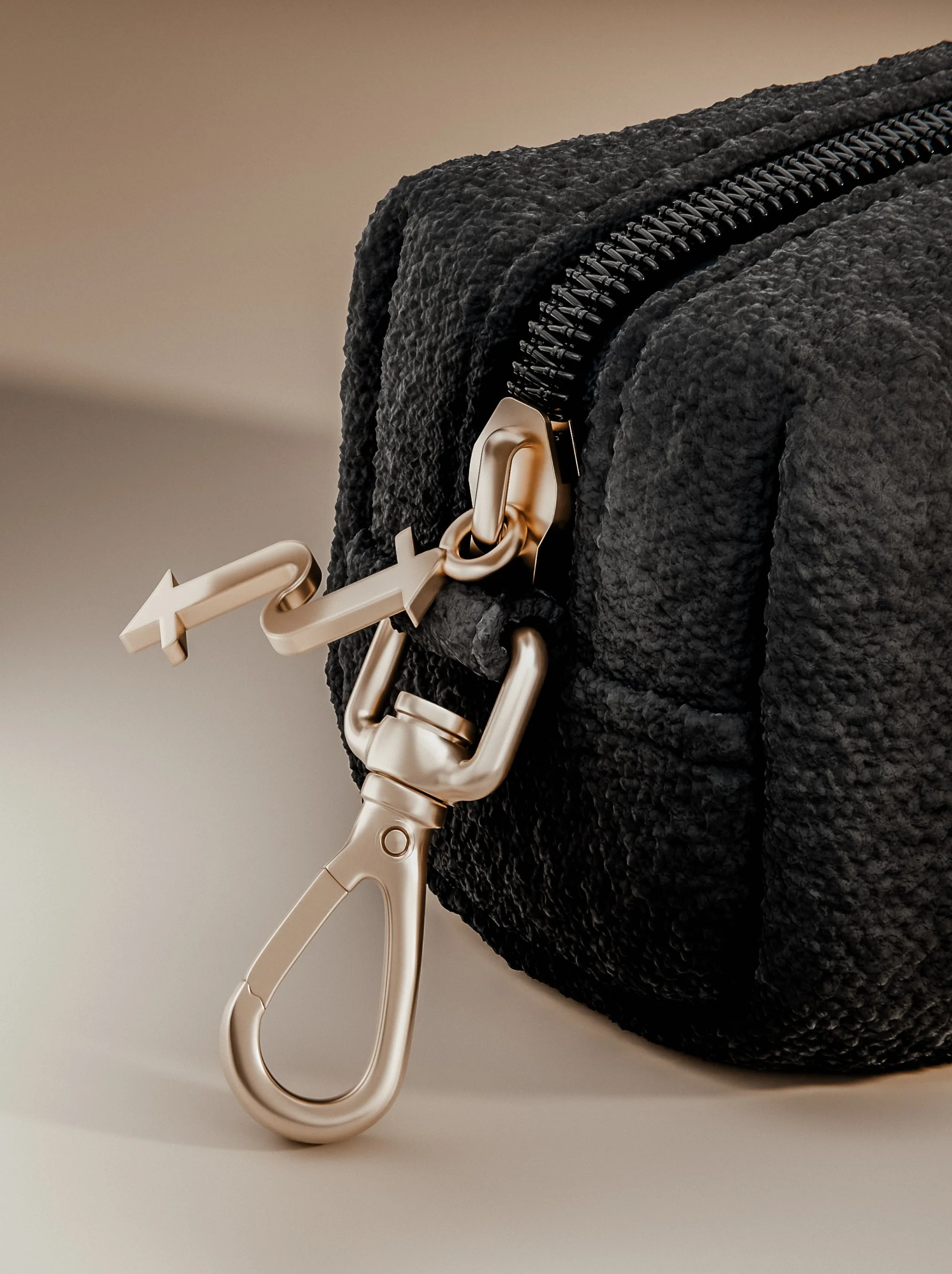 Midnight┃Boucle Poop Bag Holder - Image 4